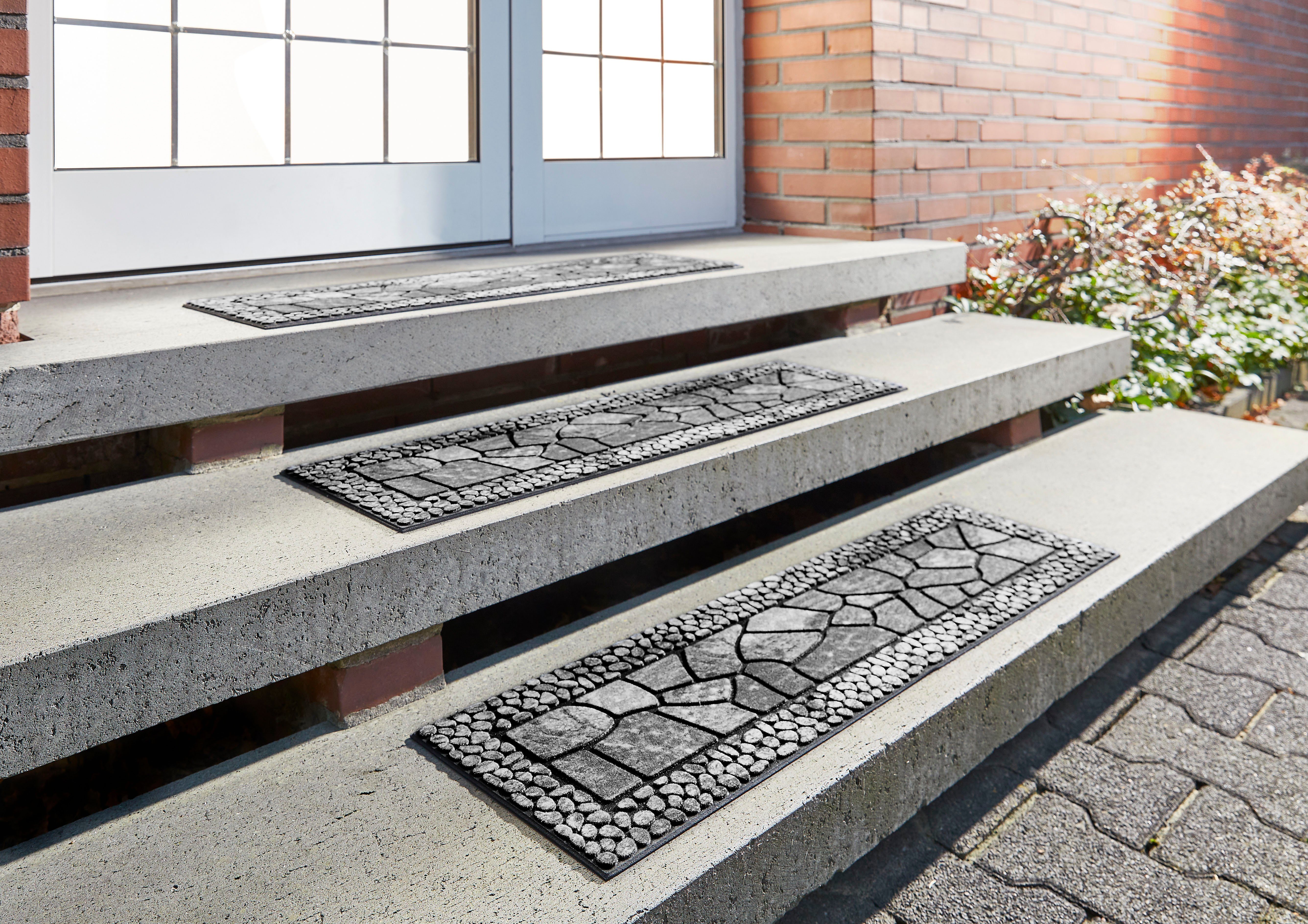 Andiamo Stufenmatte »Outdoor, 2er Set«, rechteckig, 6 mm Höhe, Outdoor-Stuf günstig online kaufen