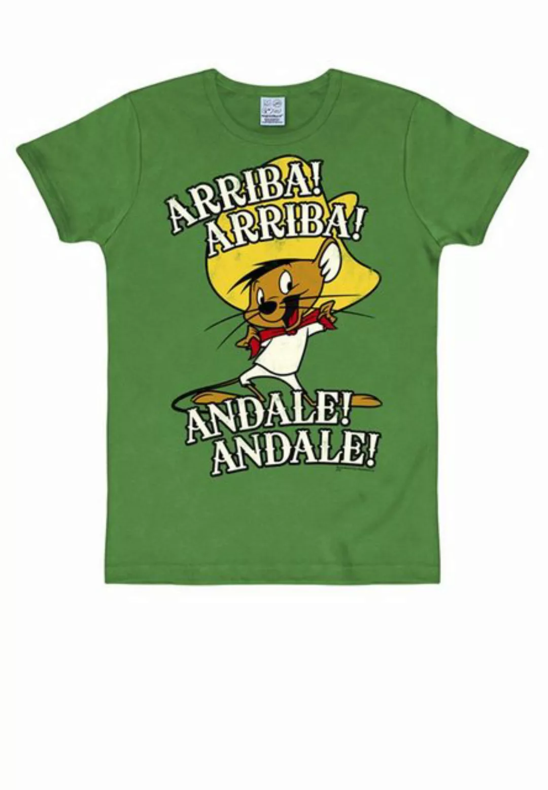 LOGOSHIRT T-Shirt "Looney Tunes - Arriba Andale", mit Speedy Gonzales Aufdr günstig online kaufen