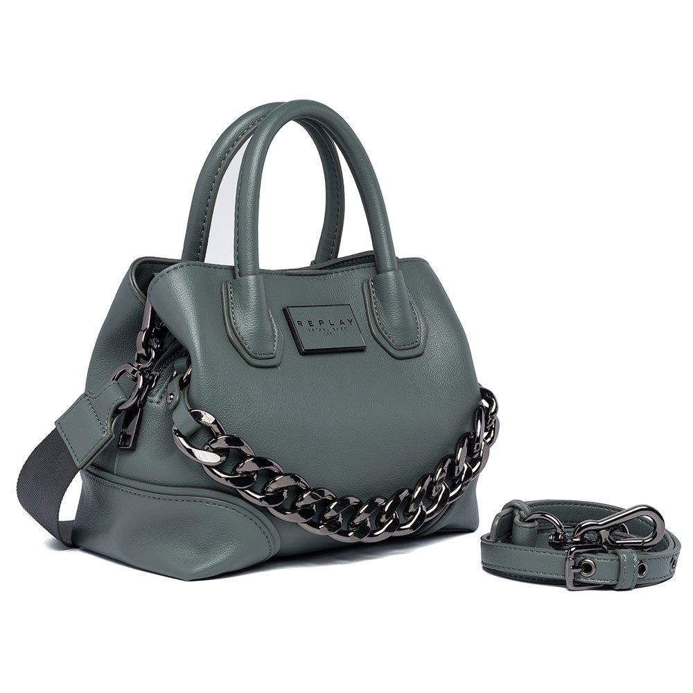 Replay Fw3166.000.a0437 Ledertasche One Size Dark Sage günstig online kaufen