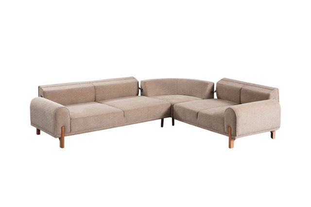 Villa Möbel Ecksofa Adonis, Set, mit Relax-/Bettfunktion durch umklappbare günstig online kaufen