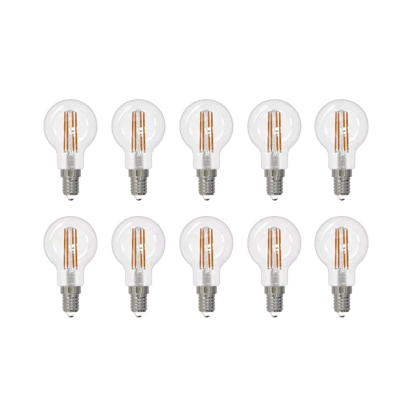 Arcchio LED-Leuchtmittel Filament E14 G45, 10er-Set, 3000 K günstig online kaufen