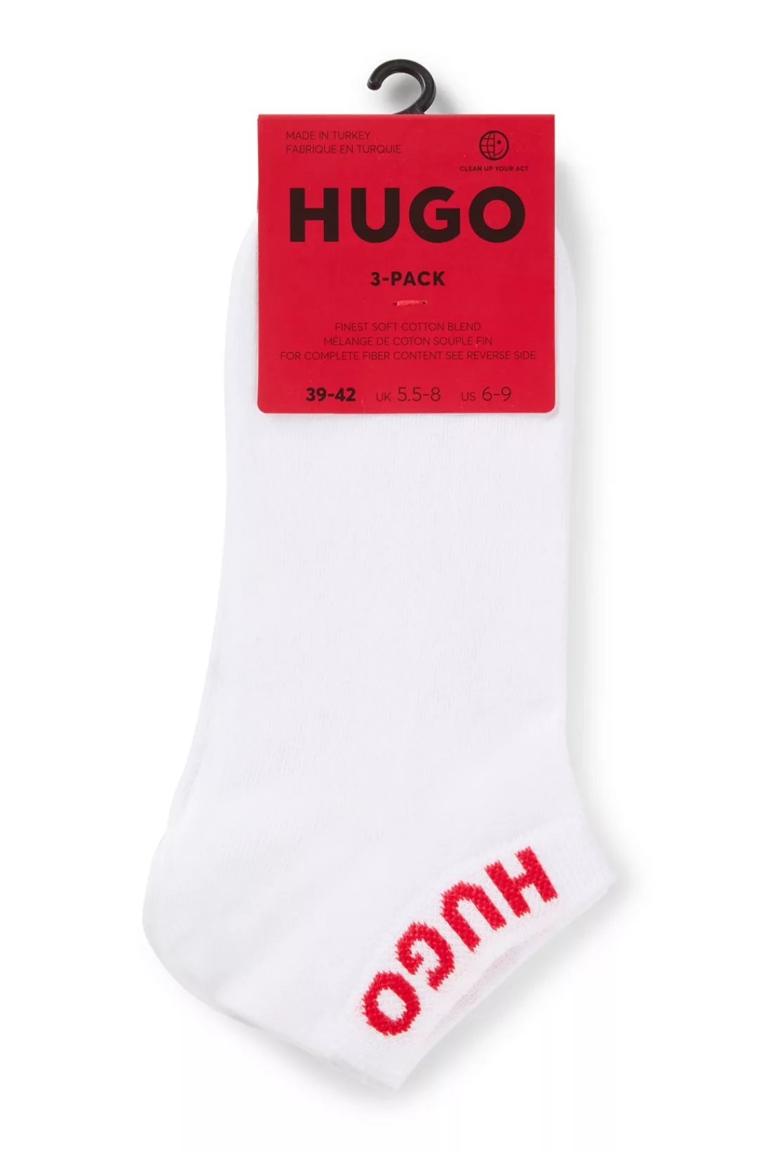 HUGO Underwear Freizeitsocken "3P AS UNI CC", (Packung, 3er), mit Logostick günstig online kaufen