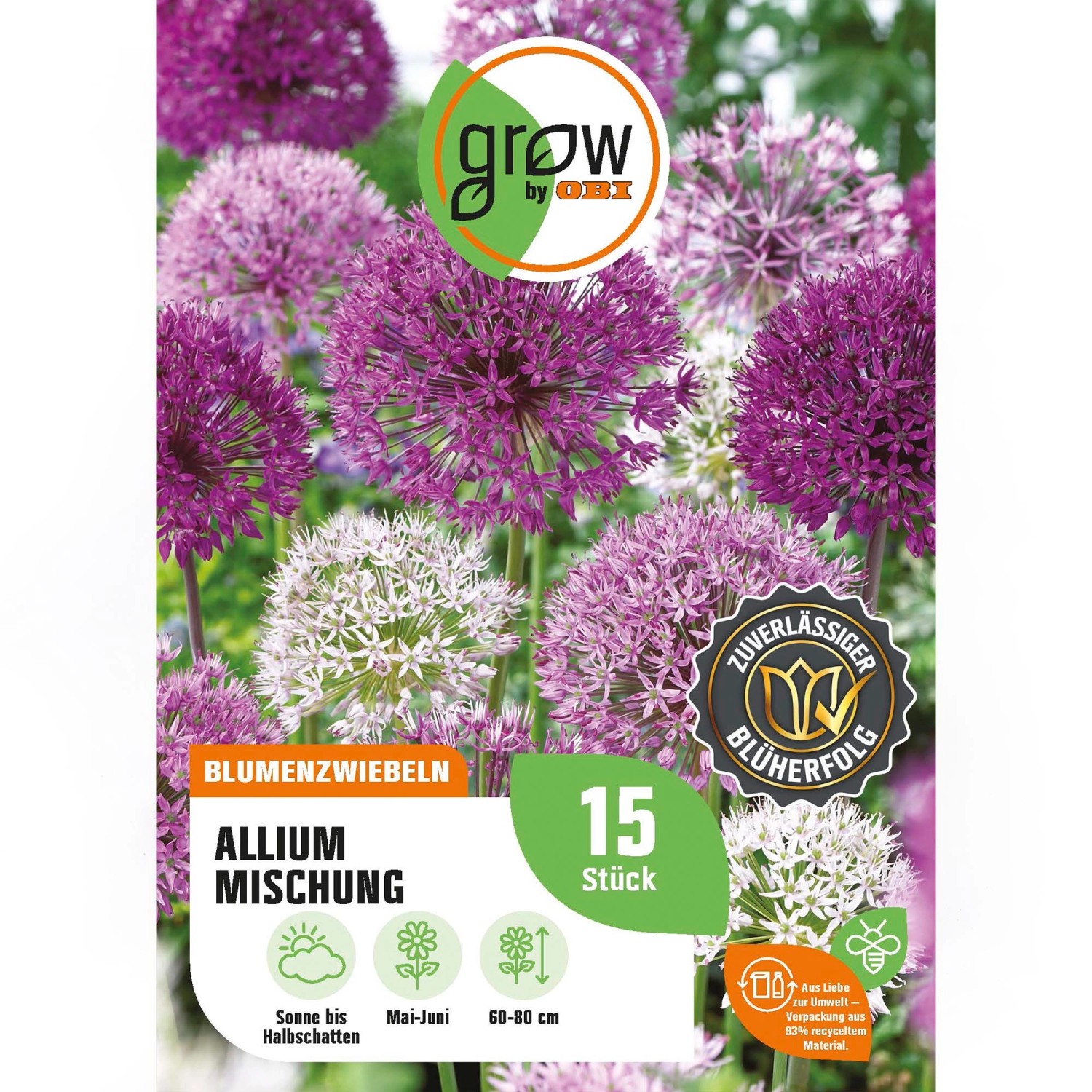 GROW by OBI Allium-Kollektion 2 Mischung 15 Stück günstig online kaufen