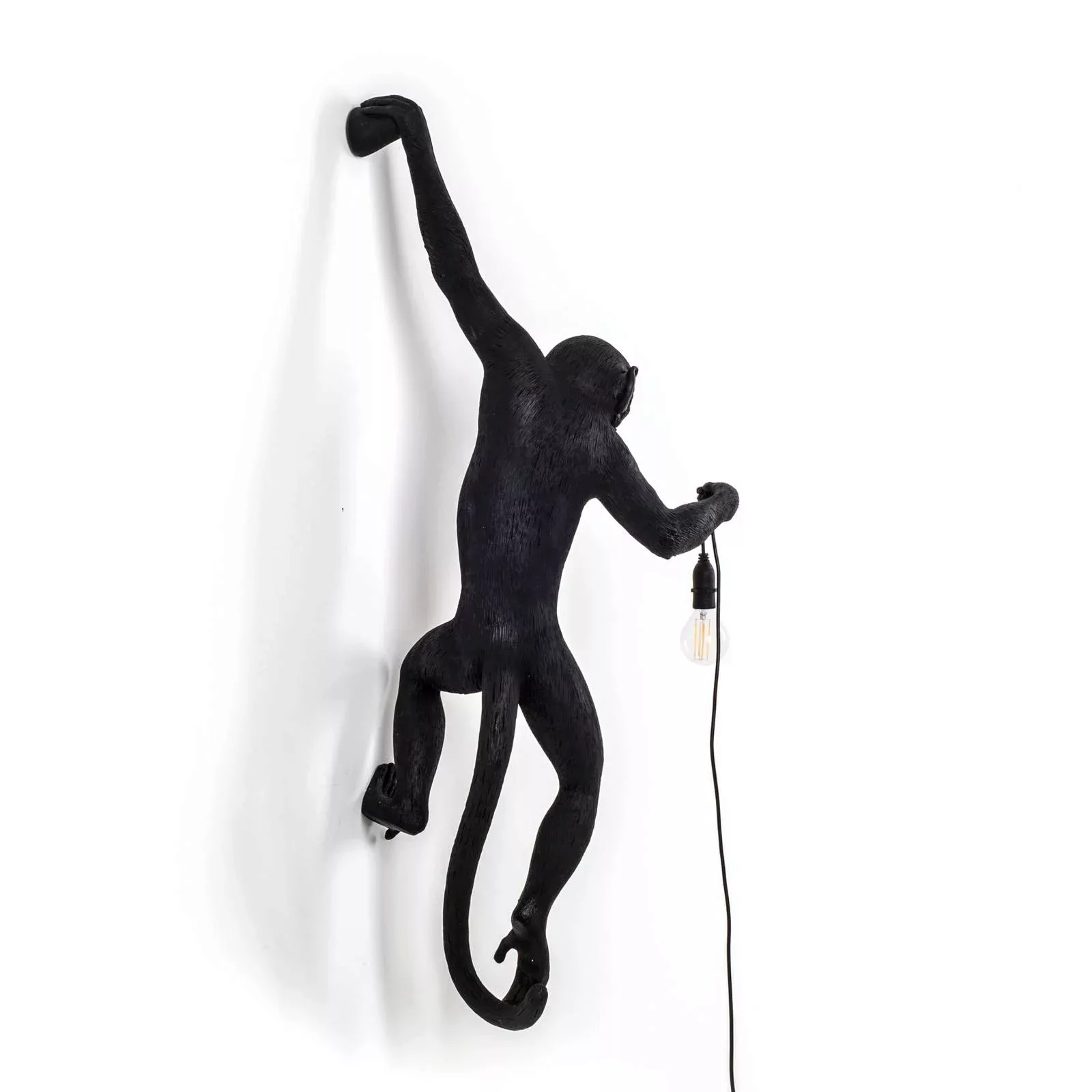 SELETTI Monkey Lamp Dekowandlampe rechts schwarz günstig online kaufen