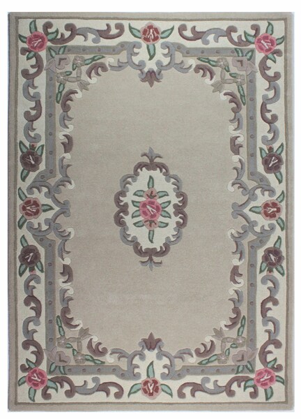 FLAIR RUGS Wollteppich »Aubusson«, rechteckig, 10 mm Höhe günstig online kaufen