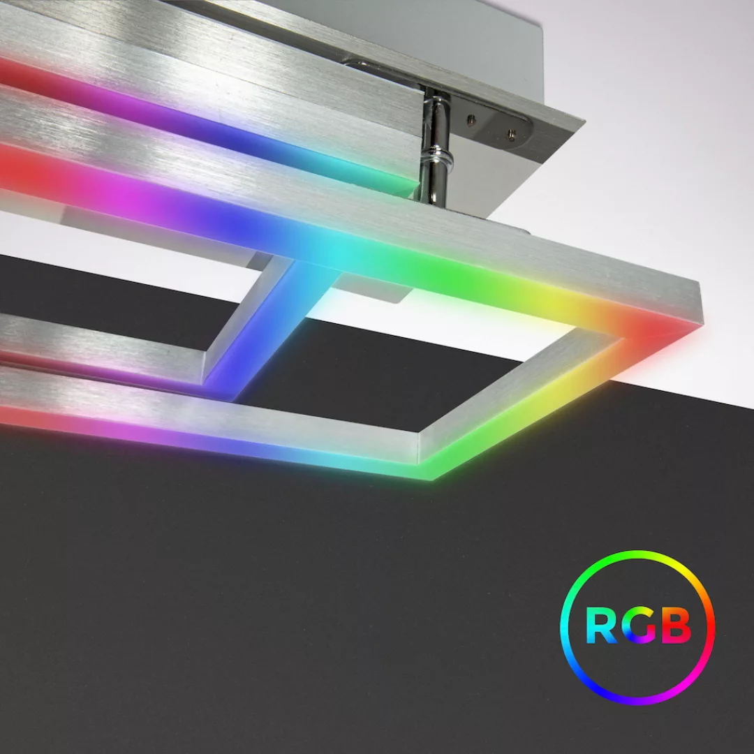 B.K.Licht LED RGB Deckenleuchte, inkl. LED-Modul 30 Watt, 3.300lm (2 x LED günstig online kaufen