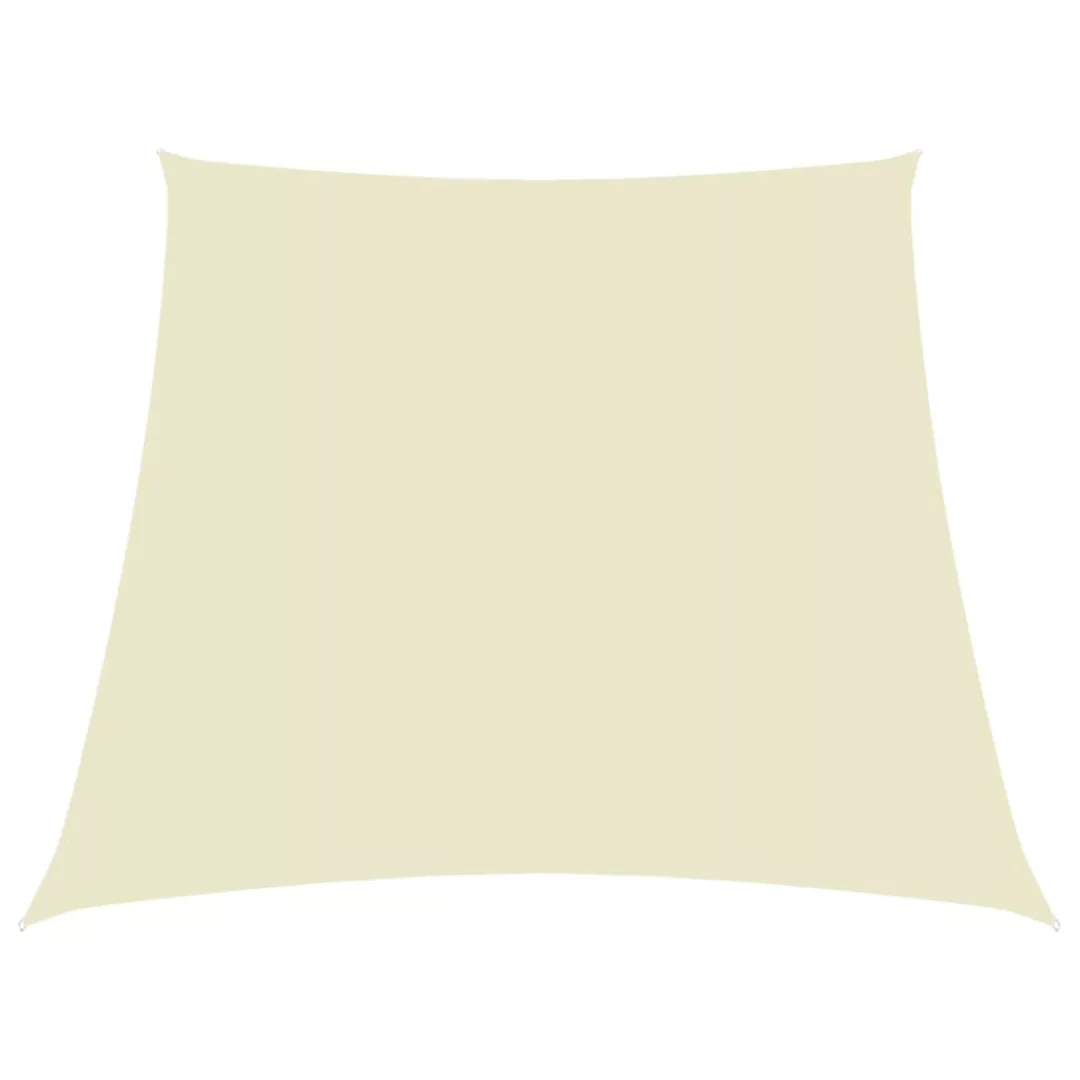Sonnensegel Oxford-gewebe Trapezförmig 4/5x3 M Creme günstig online kaufen