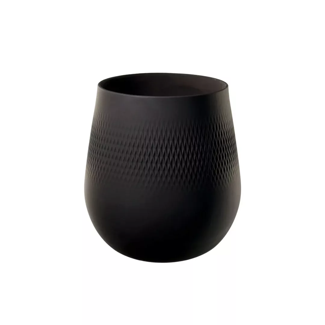 Villeroy & Boch Manufacture Manufacture Collier noir Vase No.1 Carré groß ( günstig online kaufen