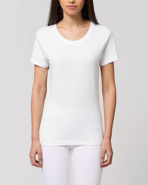 Basic T-shirt Damen Schwarz Und Weiß, Bio-baumwolle günstig online kaufen