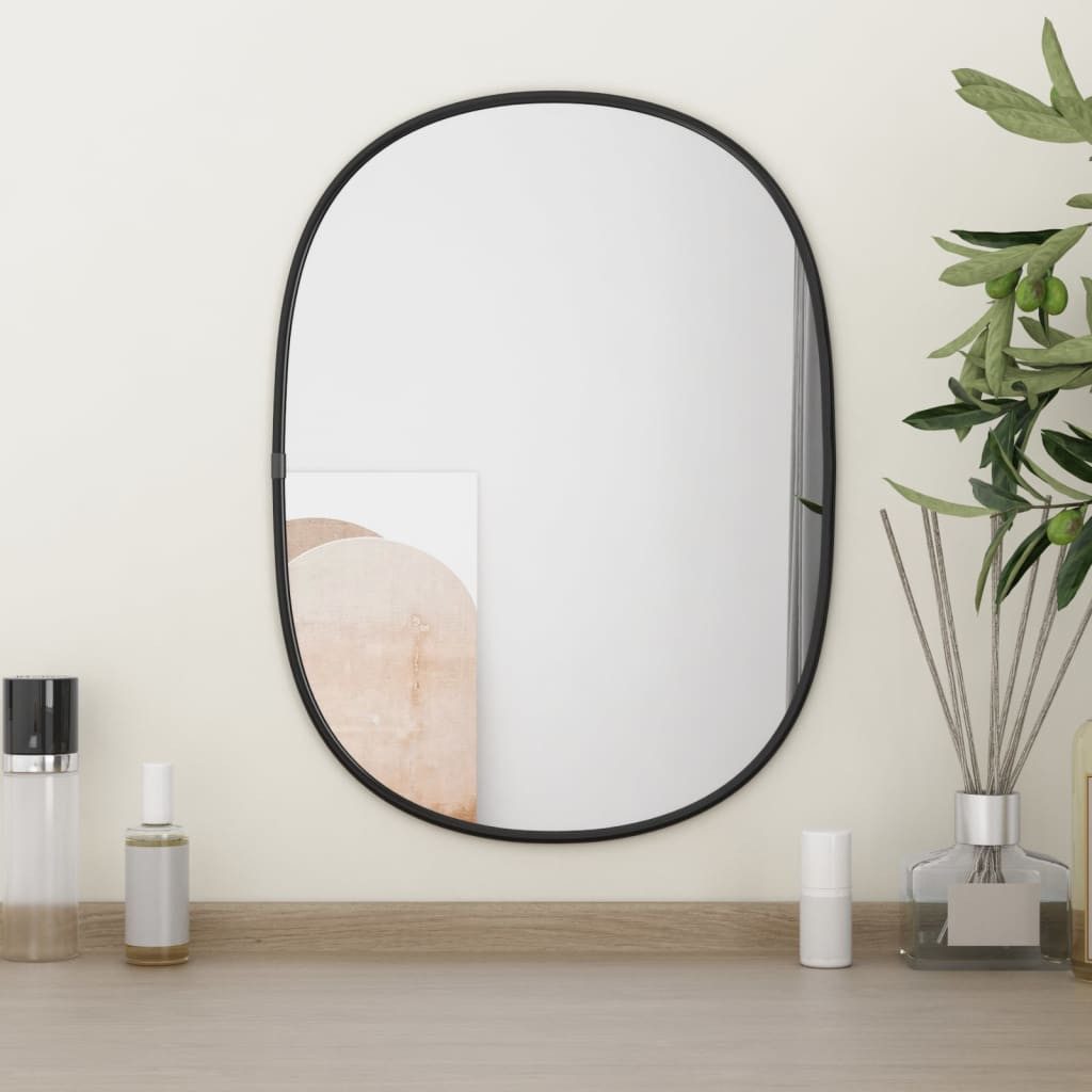 vidaXL Spiegel Wandspiegel Schwarz 40x30 cm günstig online kaufen
