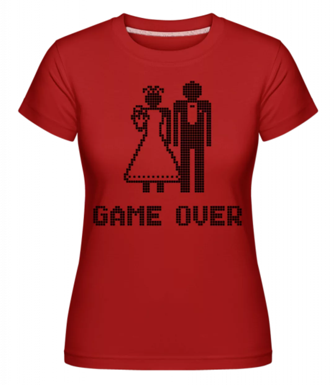 Game Over Sign Black · Shirtinator Frauen T-Shirt günstig online kaufen
