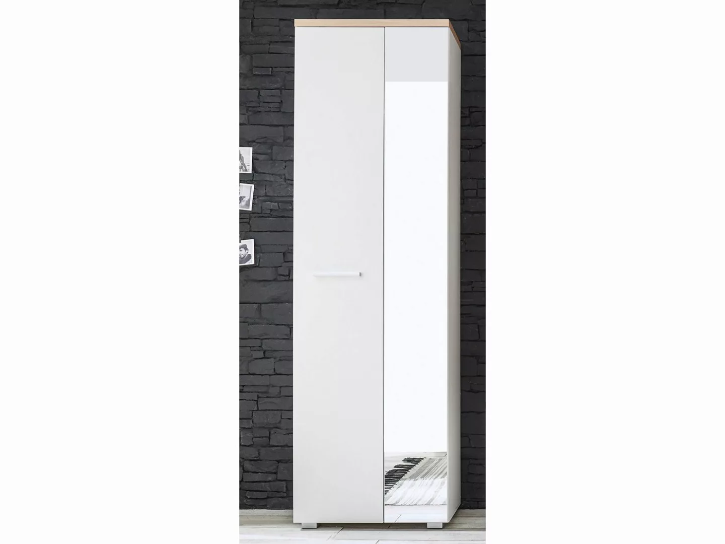 PREISBRECHER Garderobenschrank Greifswald 60 x 198 x 38 cm (B/H/T) günstig online kaufen