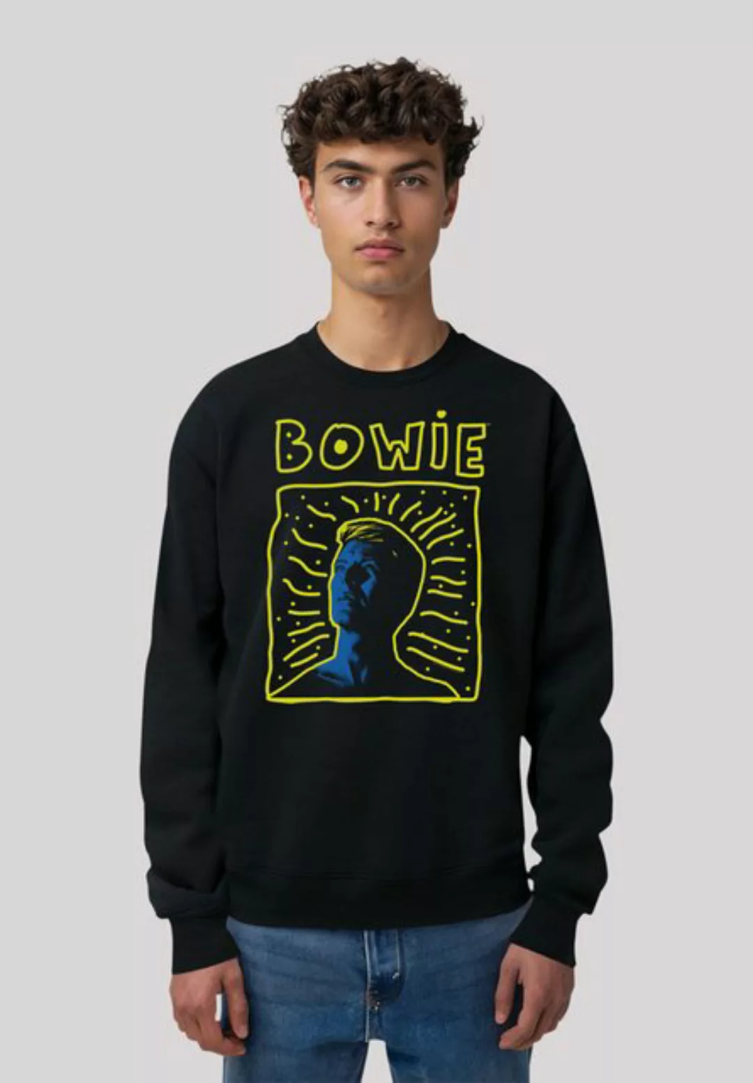 F4NT4STIC Sweatshirt David Bowie 90s Frame Premium Qualität günstig online kaufen