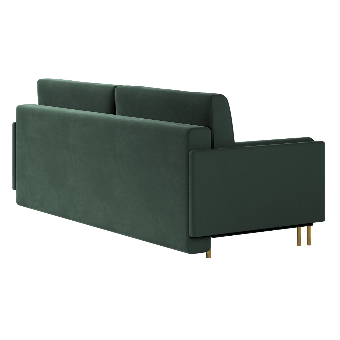 Ausklappbares Sofa Santana, dunkelgrün, 212x96x87, Polsterstoffe (RI38) günstig online kaufen