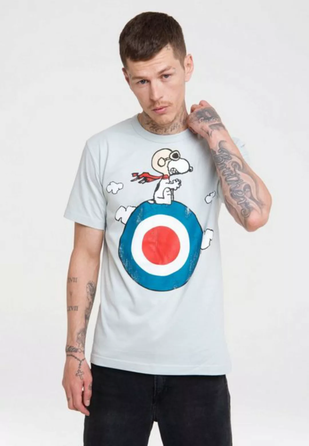 LOGOSHIRT T-Shirt "Peanuts - Snoopy Pilot" günstig online kaufen