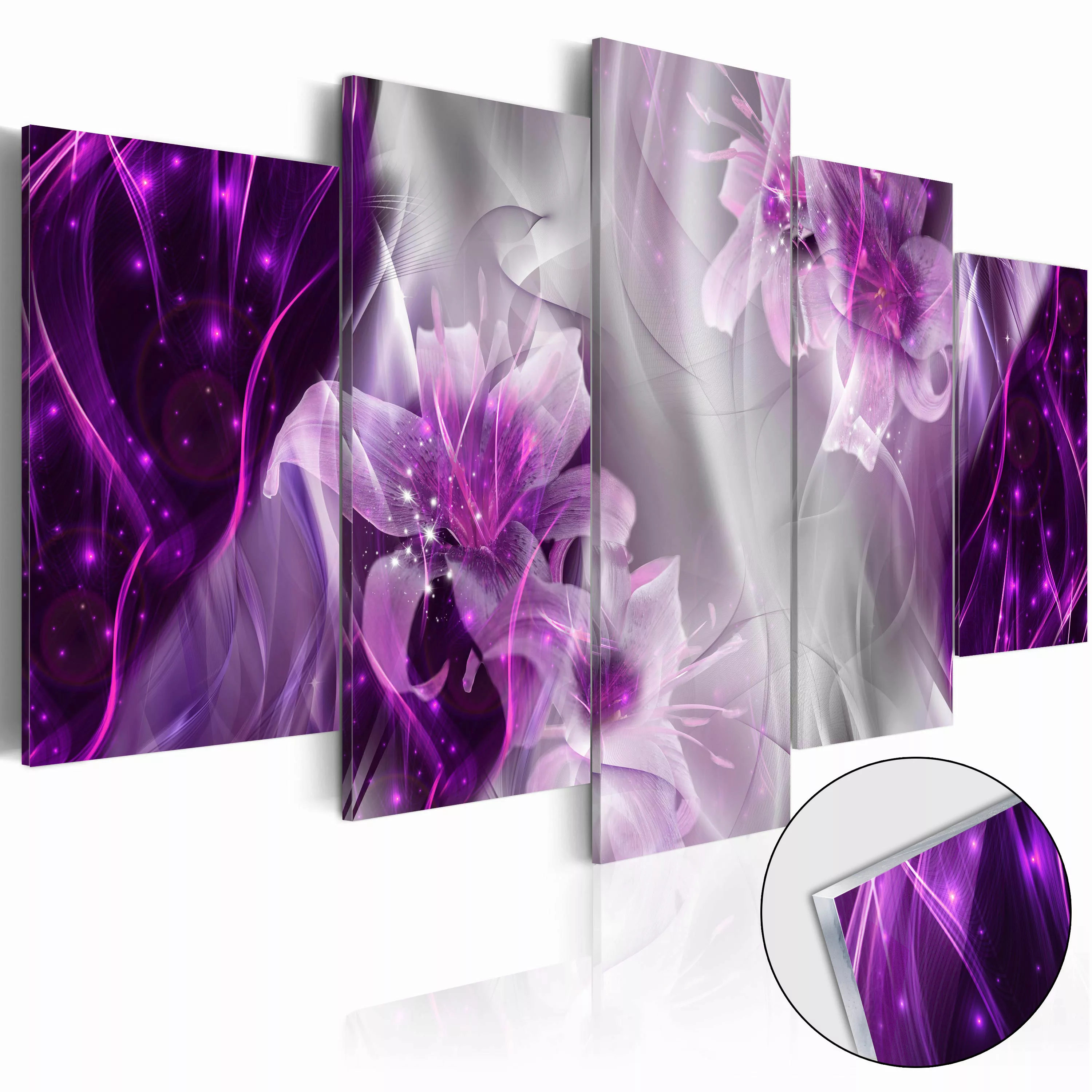 Acrylglasbild - Purple Utopia [glass] günstig online kaufen