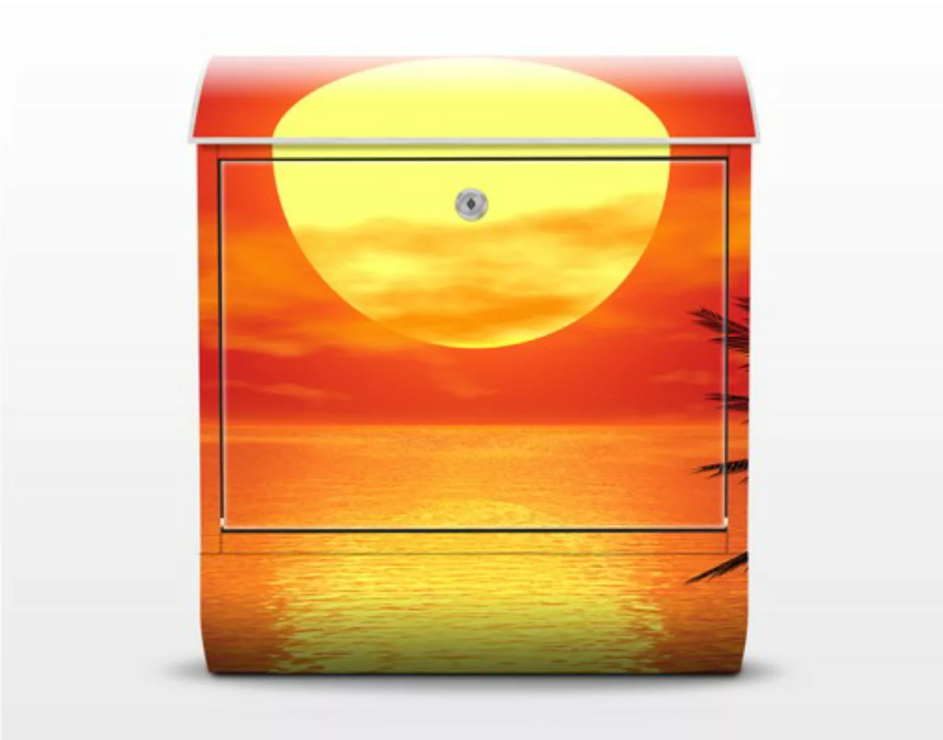 Briefkasten Natur & Landschaft Karibischer Sonnenuntergang günstig online kaufen