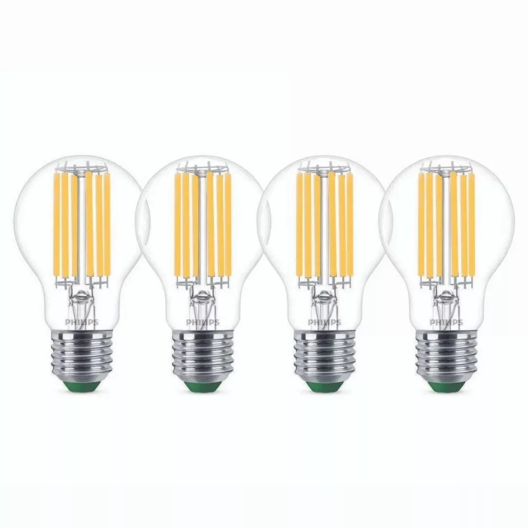 Philips LED Lampe E27 - Birne A60 5,2W 1095lm 4000K ersetzt 75W Viererpack günstig online kaufen