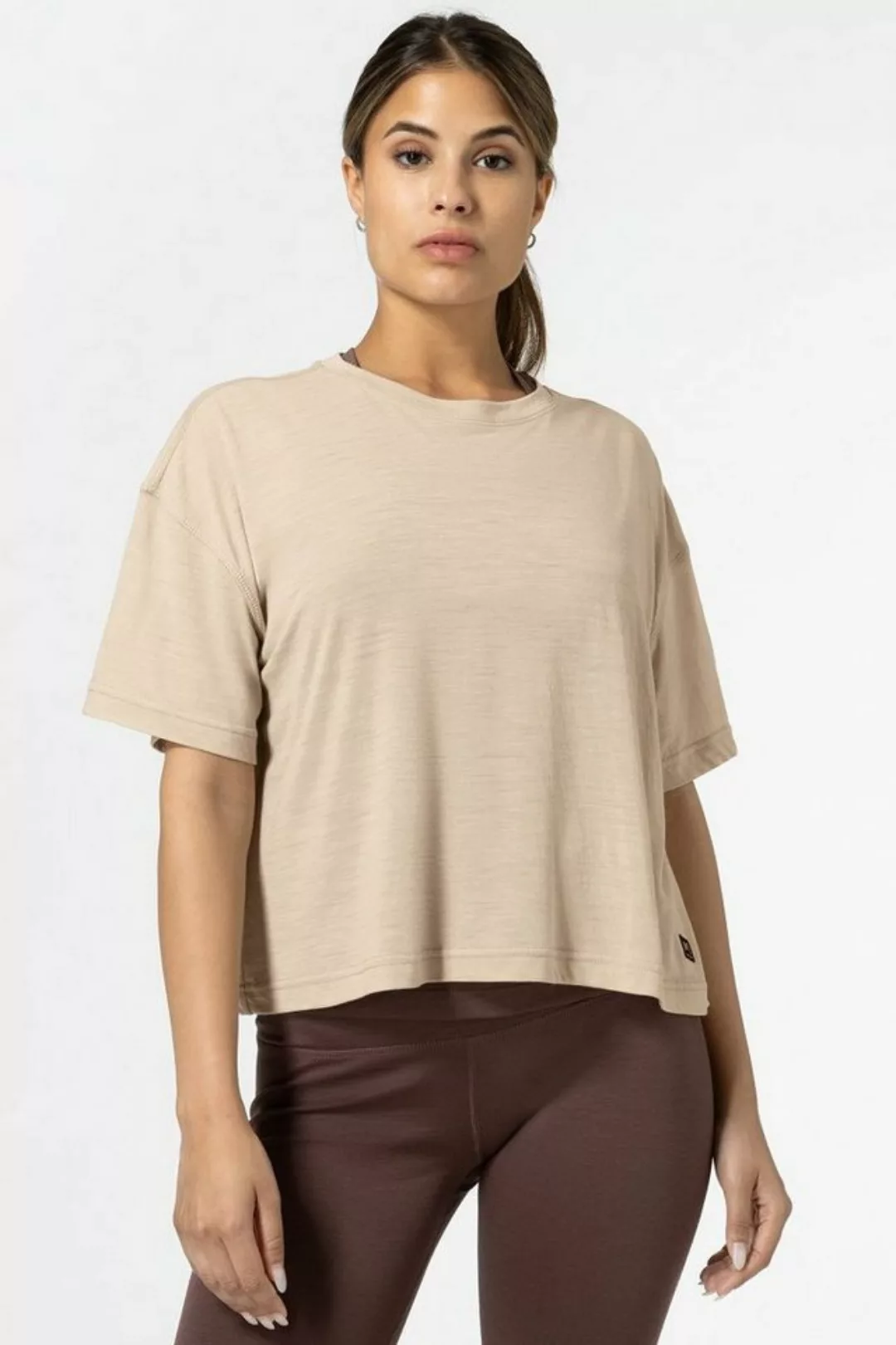 SUPER.NATURAL T-Shirt Merino T-Shirt W BOXY TEE funktioneller Merino-Materi günstig online kaufen