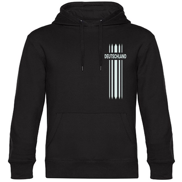 multifanshop Kapuzensweatshirt Deutschland - Streifen - Hoodie günstig online kaufen