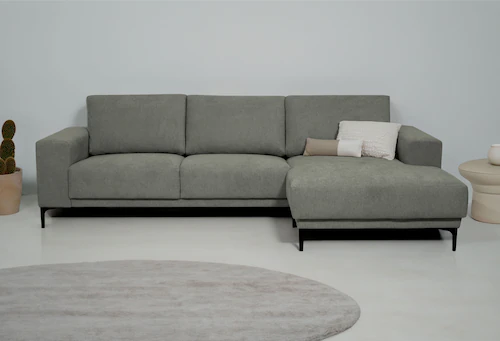 Places of Style Ecksofa "Xander, L-Form,", Breite 280 cm, Soft-Touch Chenil günstig online kaufen