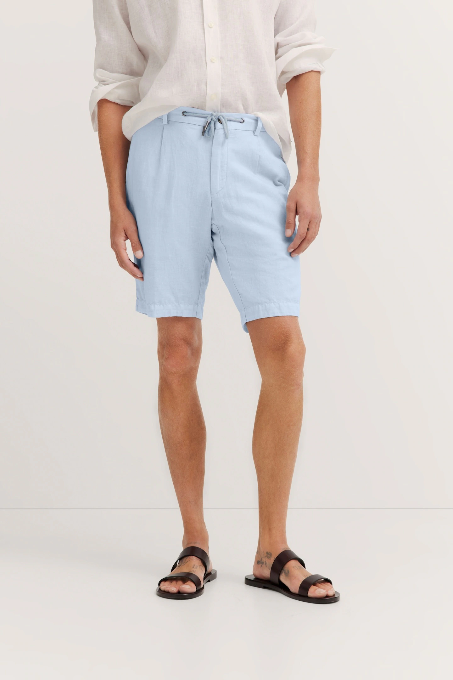 bugatti Bermudas, aus Leinen-Baumwollmix günstig online kaufen