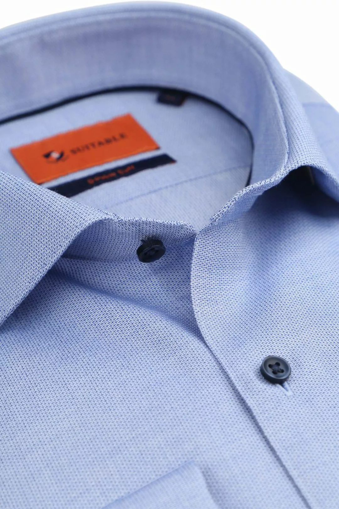 Suitable Hemd Doppelte Manschette Blau - Größe 39 günstig online kaufen