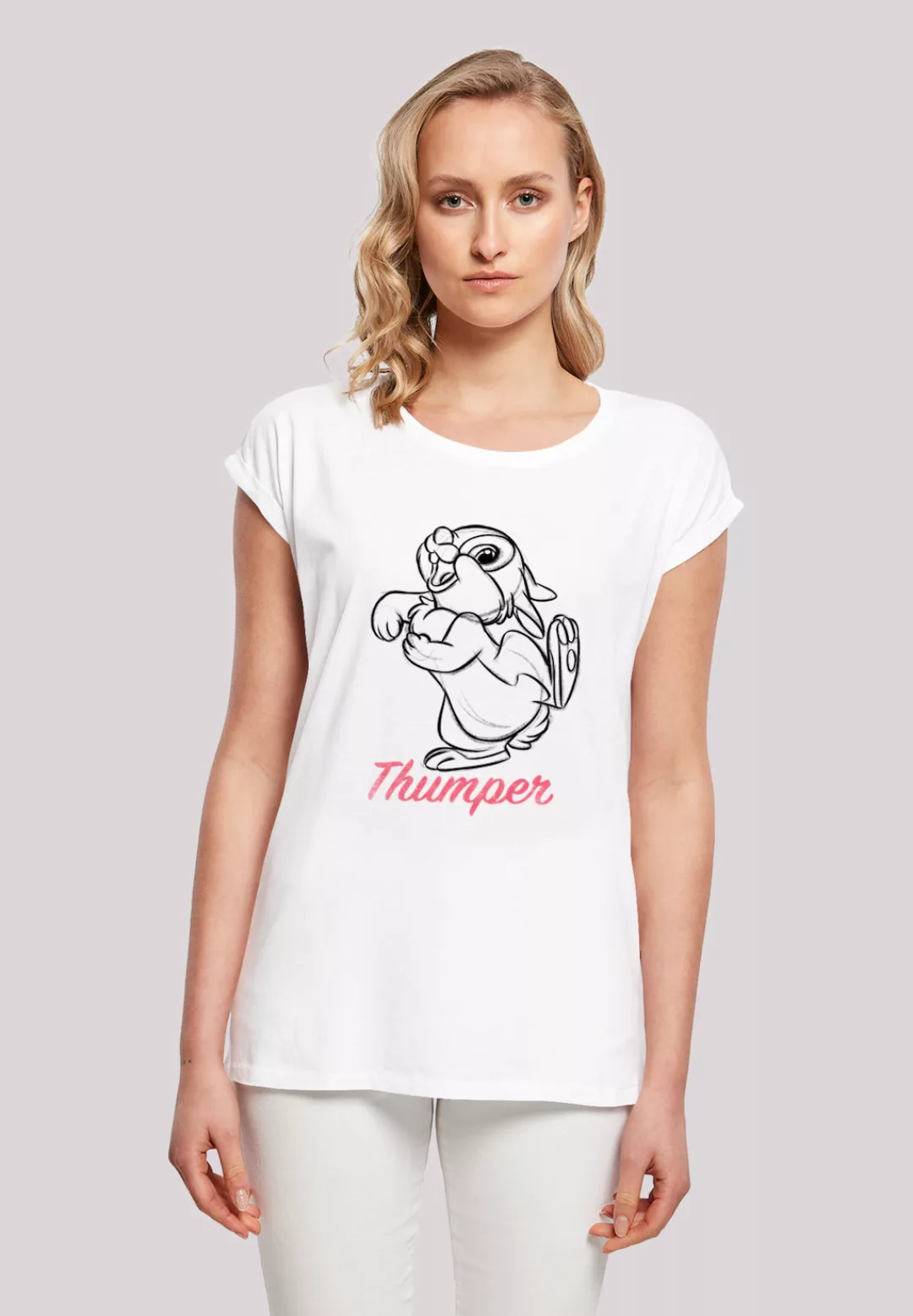 F4NT4STIC T-Shirt "Disney Die Schöne und das Biest Collage Zeichnung" günstig online kaufen