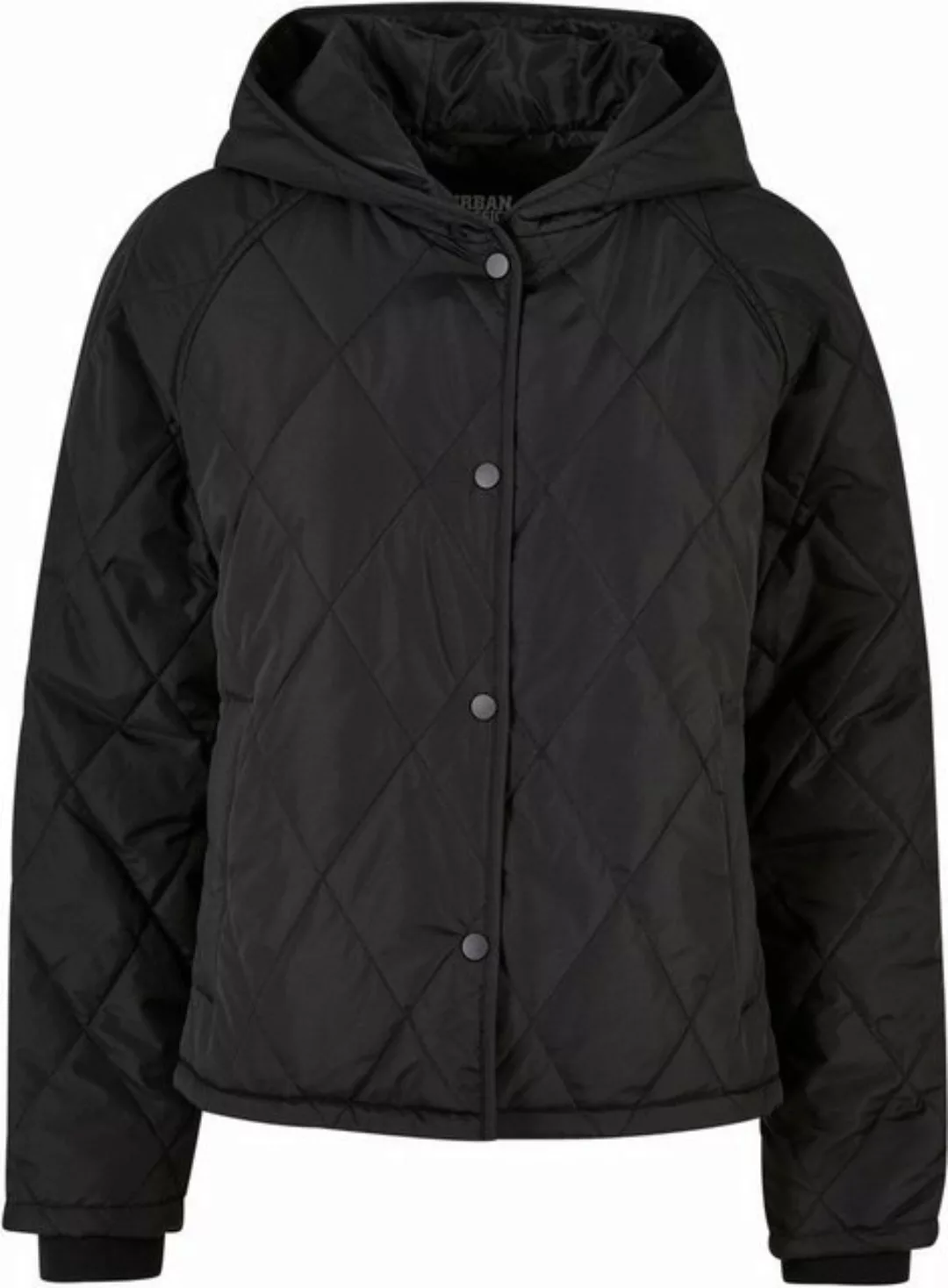 URBAN CLASSICS Steppjacke Ladies Oversized Diamond Quilted Hooded Jacket günstig online kaufen