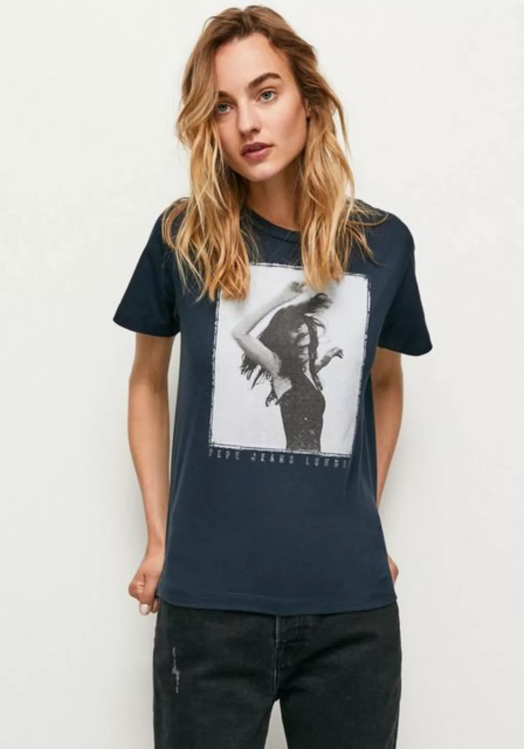 Pepe Jeans T-Shirt SONYA in figurbetonter Passform und mit tollem markentyp günstig online kaufen