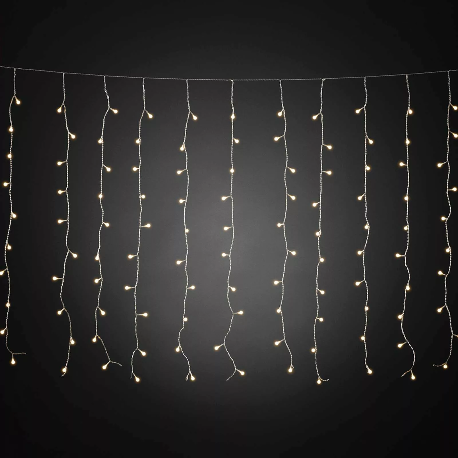 KONSTSMIDE LED-Lichtervorhang »Weihnachtsdeko aussen«, 400 St.-flammig günstig online kaufen