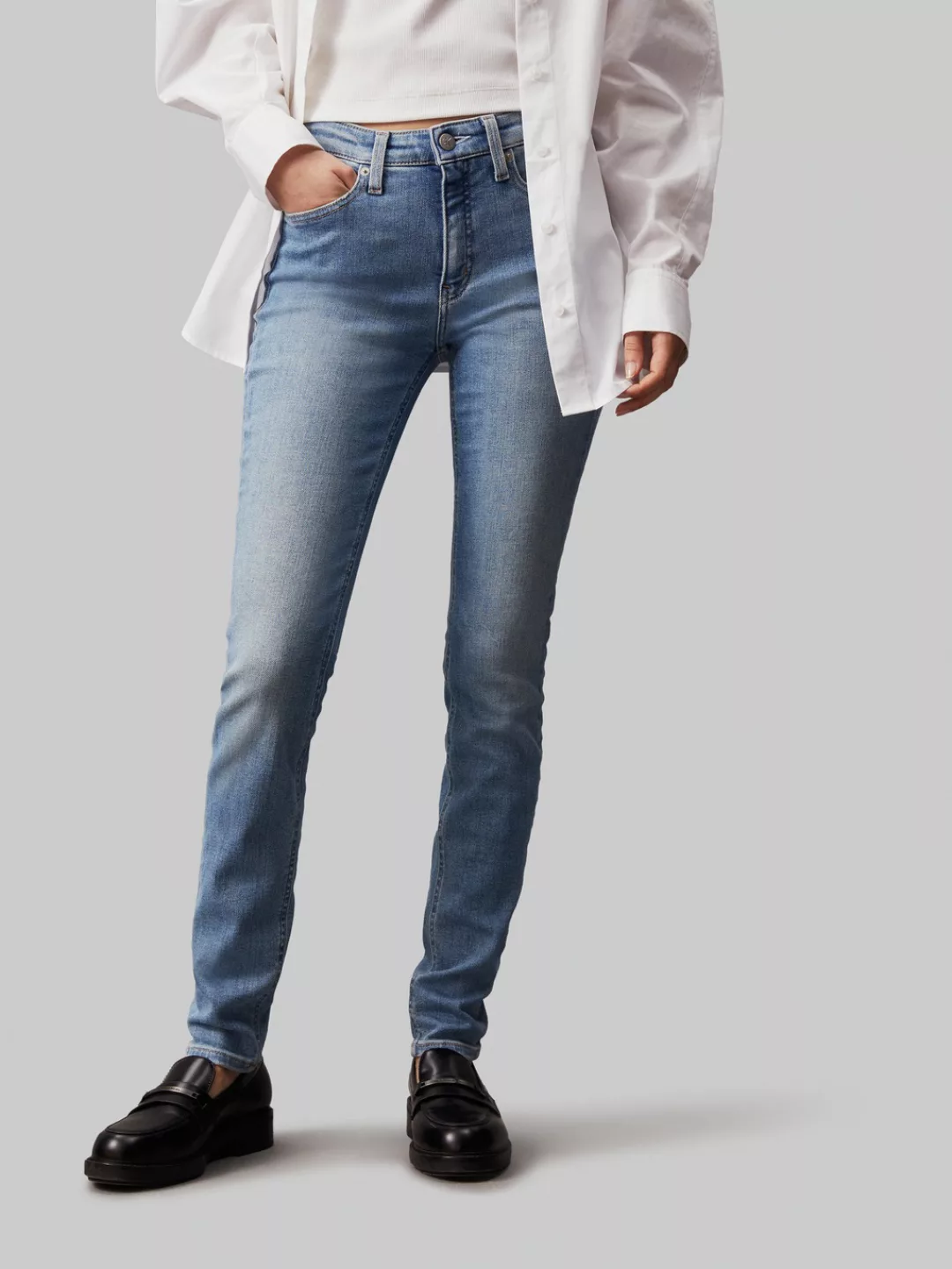 Calvin Klein Jeans Skinny-fit-Jeans "MID RISE SKINNY", im 5-Pocket-Style günstig online kaufen