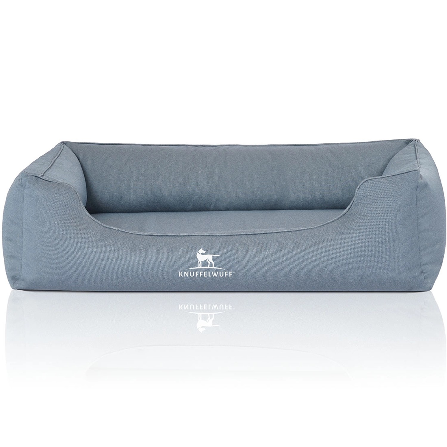 Knuffelwuff Hundebett Leon Orthopädisch Wasserabweisend Velours XXL 120 x 8 günstig online kaufen