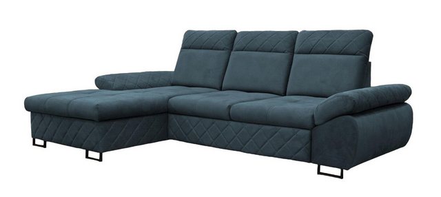 JVmoebel Ecksofa Wohnzimmer Textil L-Form Sofas Braune Ecksofa Couch Polste günstig online kaufen