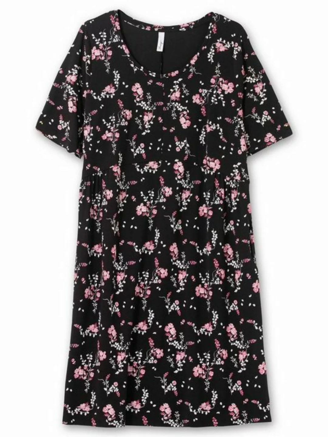 Sheego Shirtkleid "Große Größen", mit Allover-Blumendruck günstig online kaufen