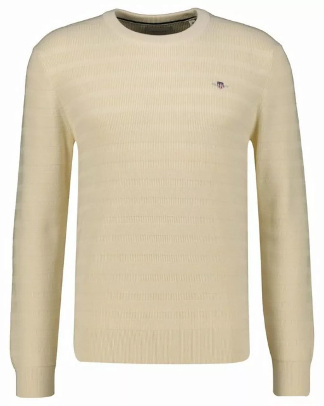 Gant Sweatshirt STRIPE TEXTURED COTTON C-NECK günstig online kaufen