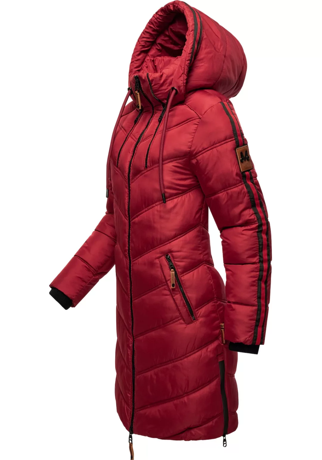 Marikoo Wintermantel "Armasa", modischer Damen Winter Steppmantel mit Kapuz günstig online kaufen