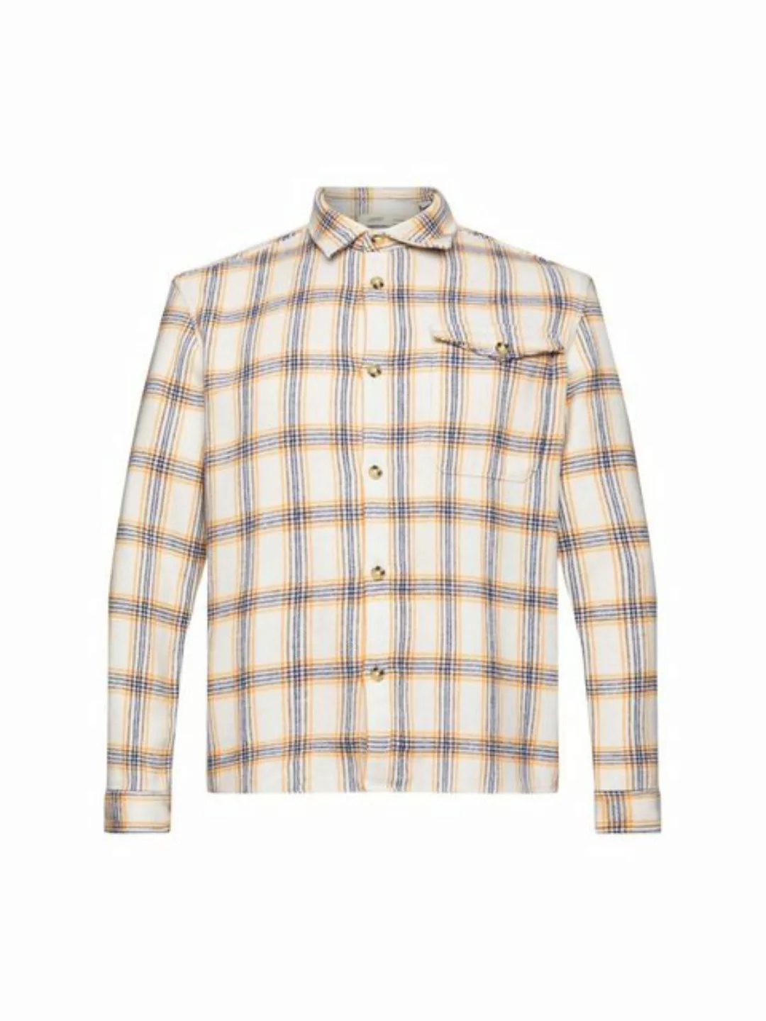 Esprit Langarmhemd Kariertes Overshirt günstig online kaufen