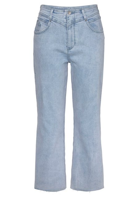 LASCANA 7/8-Jeans mit leicht ausgefransten Beinabschlüssen günstig online kaufen