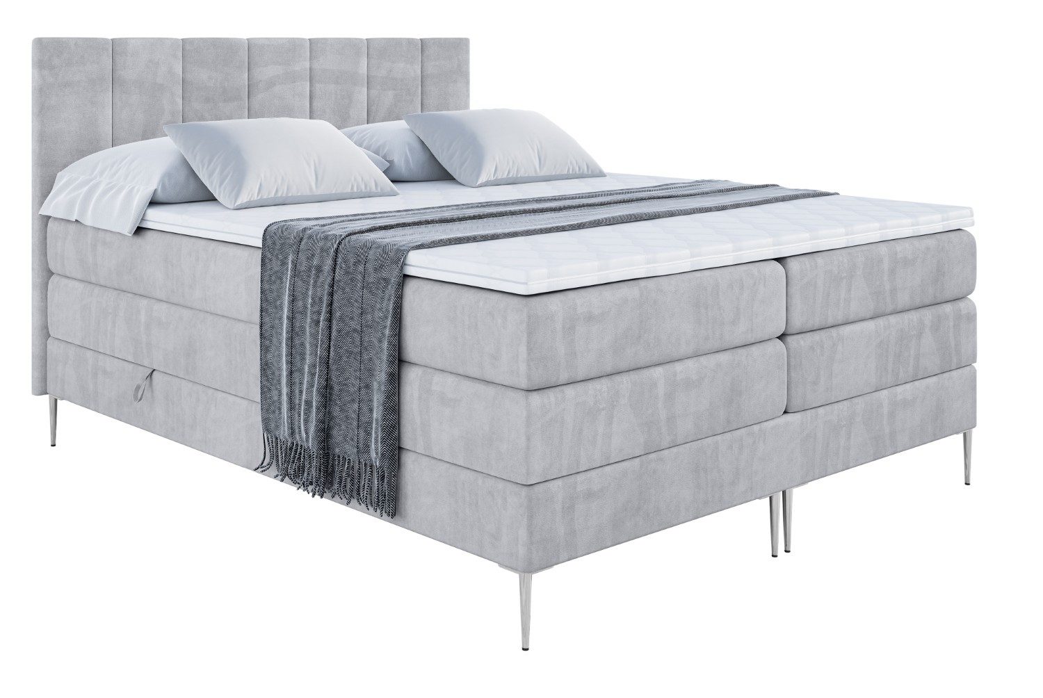 ALTDECOR Boxspringbett MOETI-F KING (Multipocket-Matratze H4, günstig online kaufen