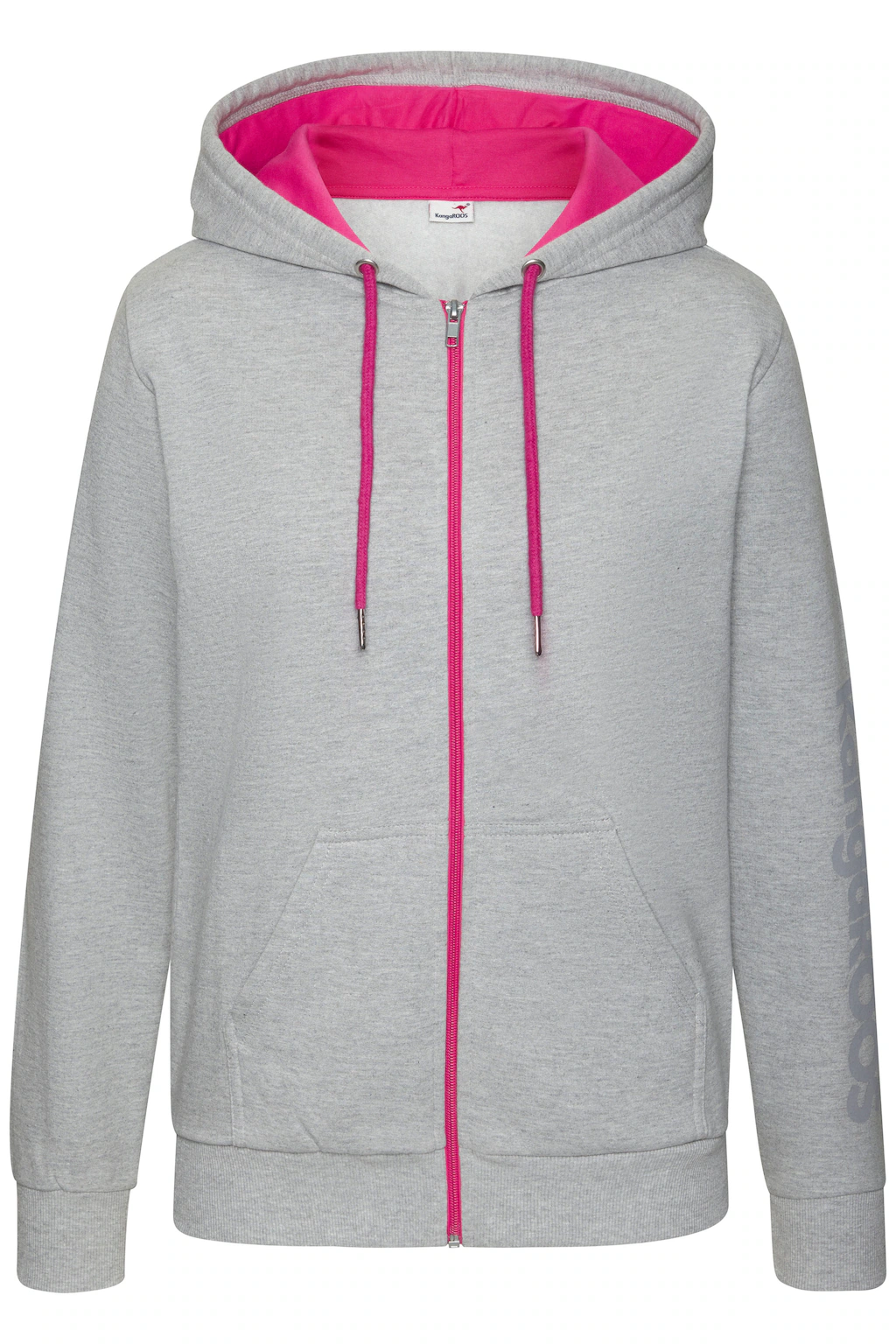 KangaROOS Sweatjacke, mit kontrastfarbenen Details, Loungewear günstig online kaufen