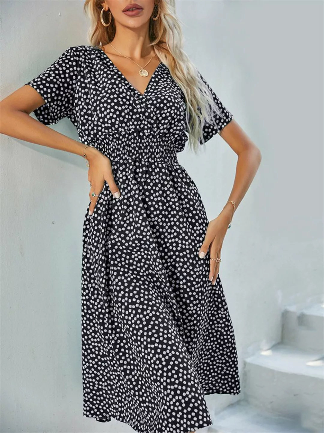 AFAZ New Trading UG Maxikleid Damen Tailliertes Maxikleid (erhältlich in Üb günstig online kaufen