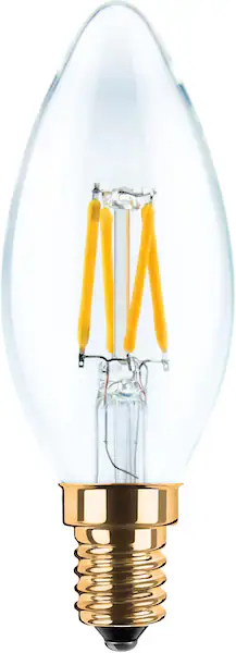 SEGULA LED-Kerzenlampe E14 3W 2.200K Filament klar günstig online kaufen