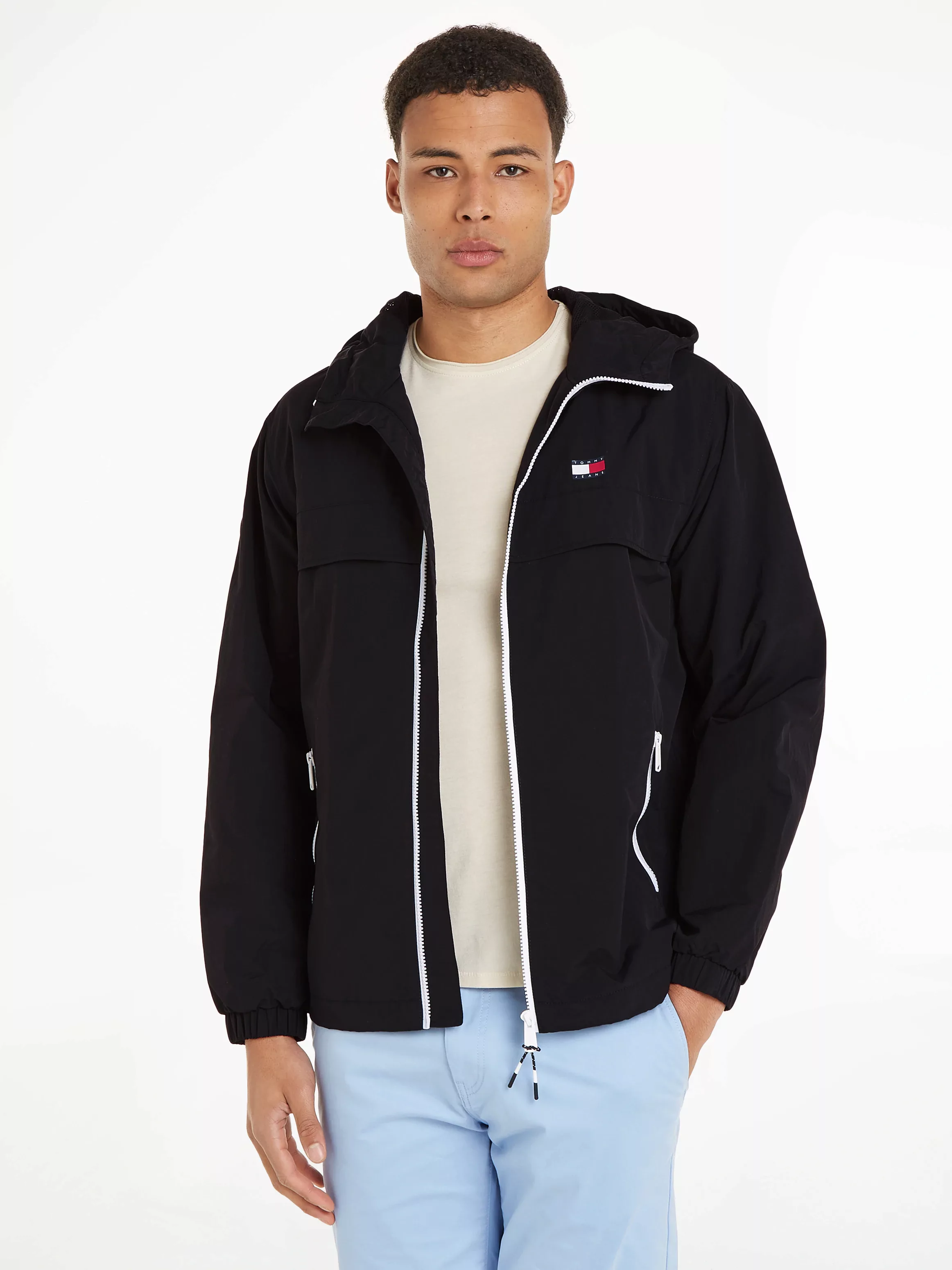 Tommy Jeans Plus Windbreaker "TJM CHICAGO WINDBREAKER EXT", mit Kapuze, Gro günstig online kaufen