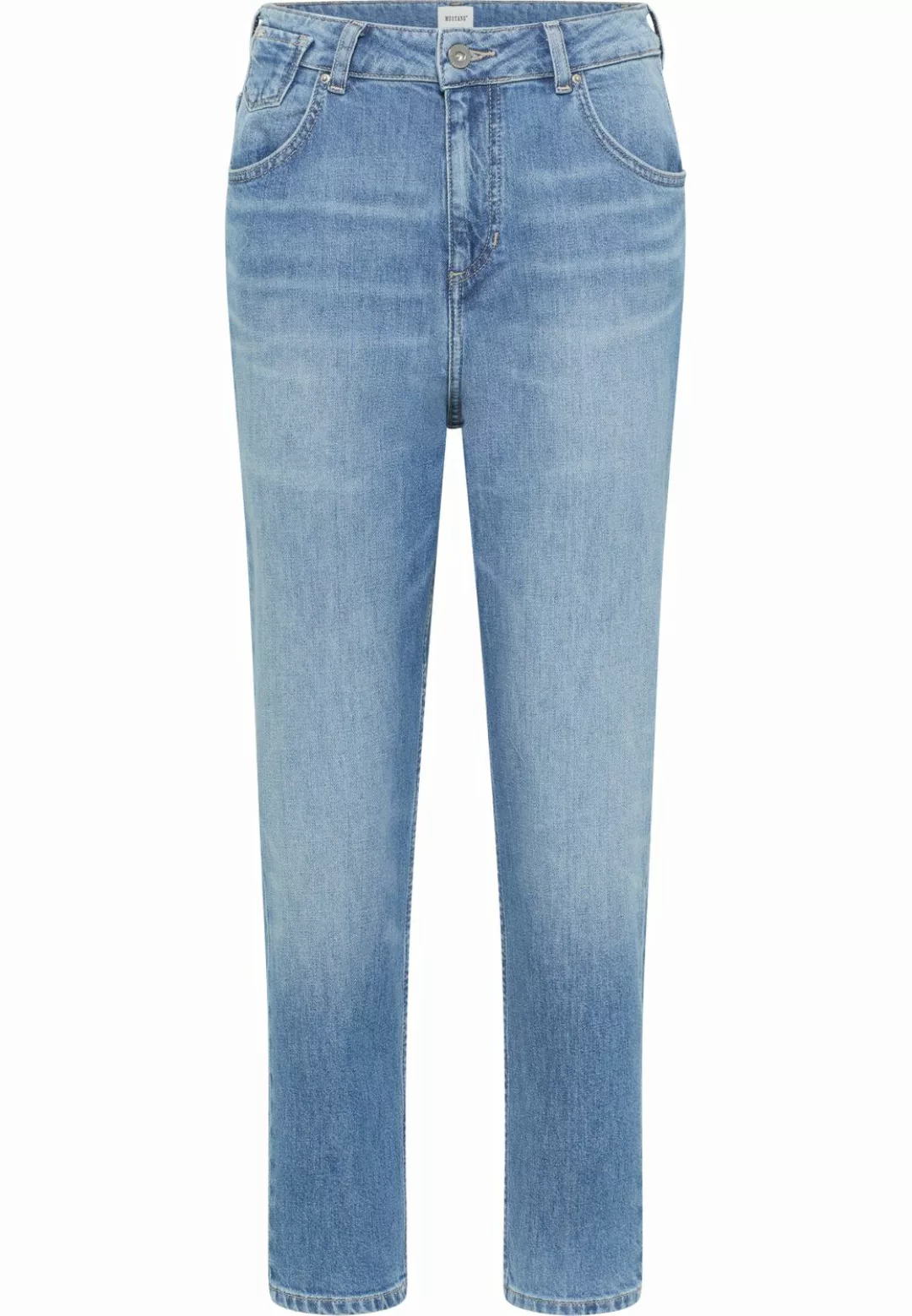 Mustang Damen Jeans CHARLOTTE Tapered Fit - Blau - Light Blue Denim günstig online kaufen