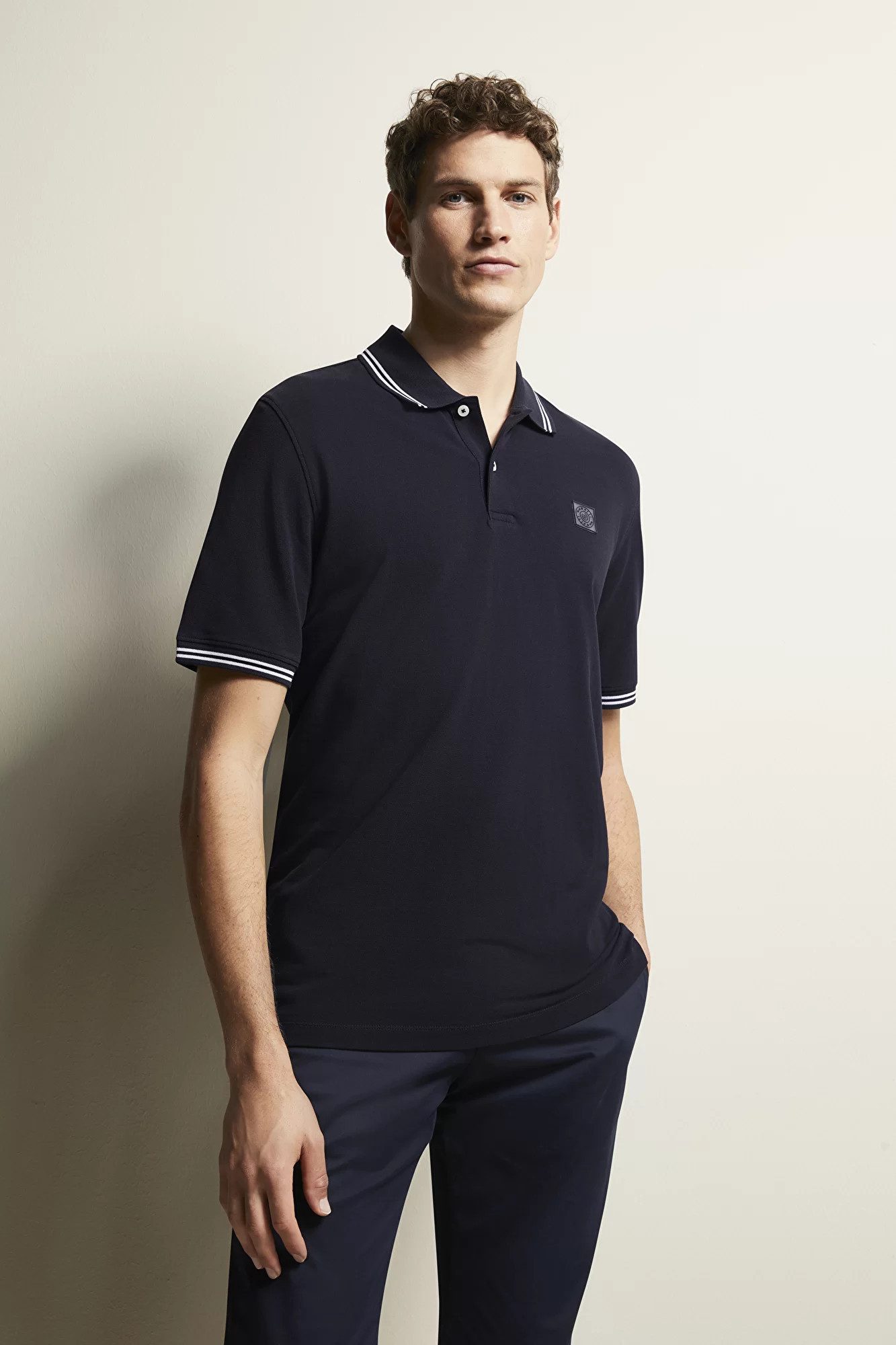 bugatti Poloshirt 8150-55001A 100% Baumwolle Modern günstig online kaufen