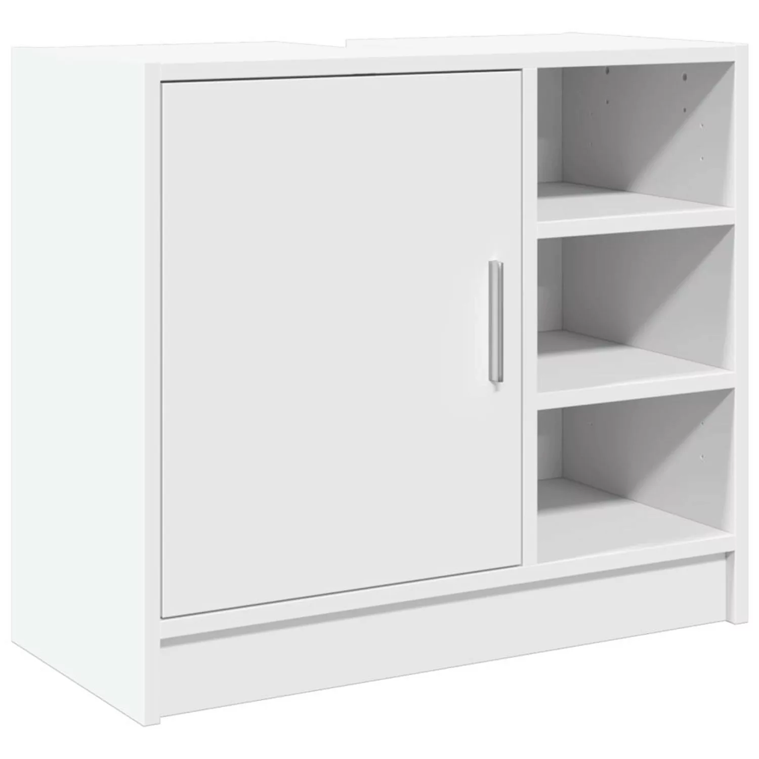 vidaXL Schrankmodule Waschbeckenunterschrank Weiß 63x29x55 cm Holzwerkstoff günstig online kaufen