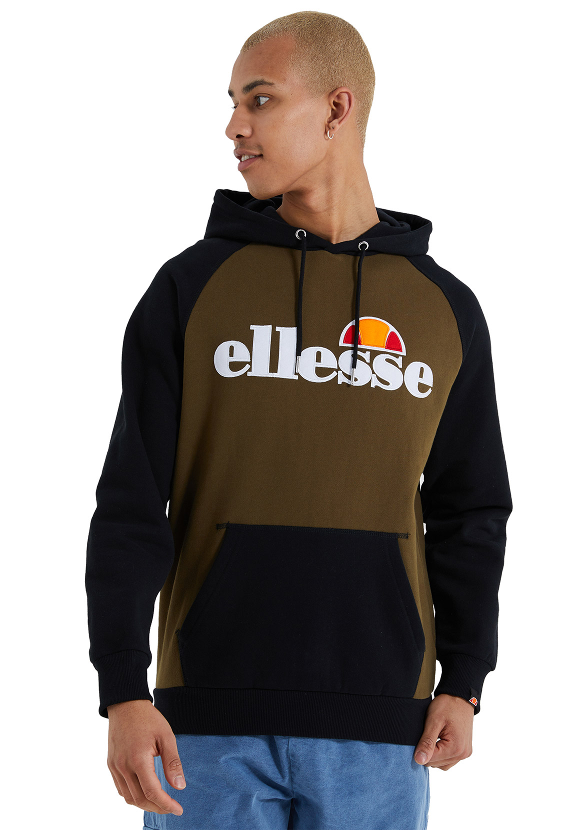 Ellesse Herren Hoody TALIAMENTO OH HOODY Khaki Black Khaki Schwarz günstig online kaufen