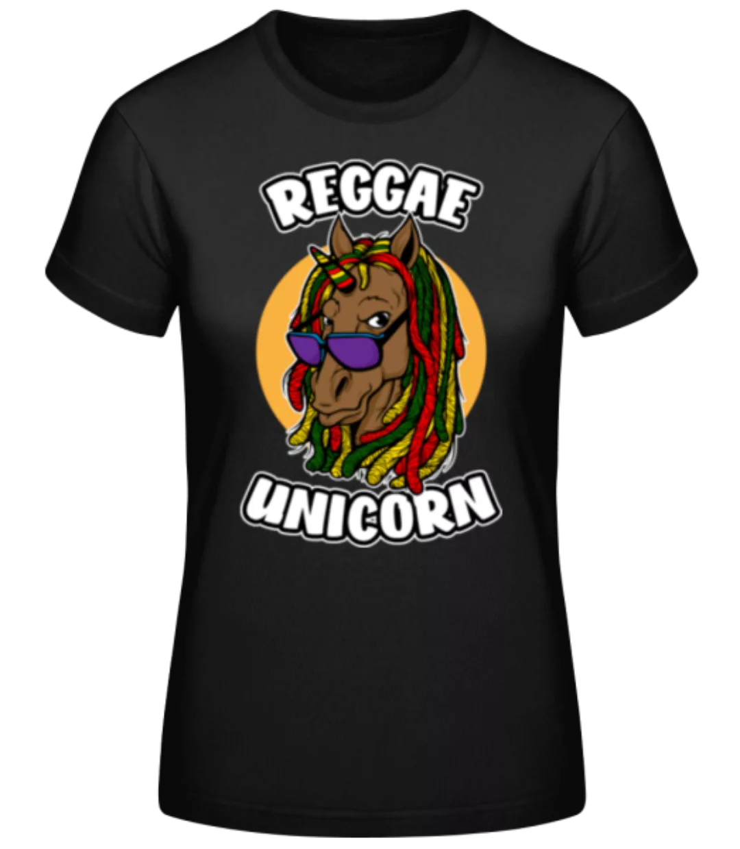 Reggae Unicorn · Frauen Basic T-Shirt günstig online kaufen