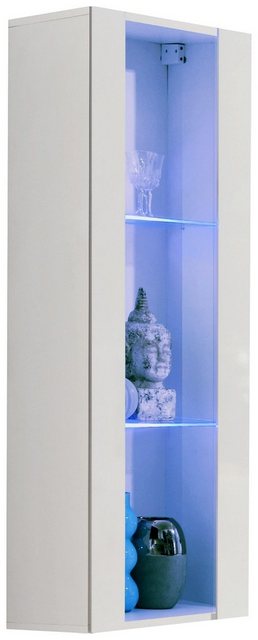 Stylefy Stauraumschrank FLI T21 rechts 126x40x29 cm (Hängevitrine, Glasvitr günstig online kaufen